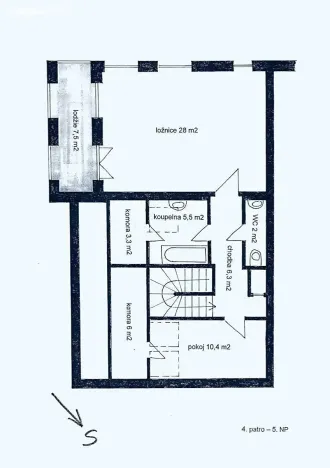 Prodej bytu 4+kk, Praha - Zbraslav, Jaromíra Vejvody, 187 m2