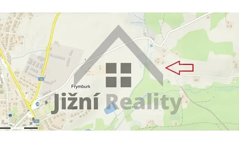 Prodej zahrady, Frymburk, 4266 m2