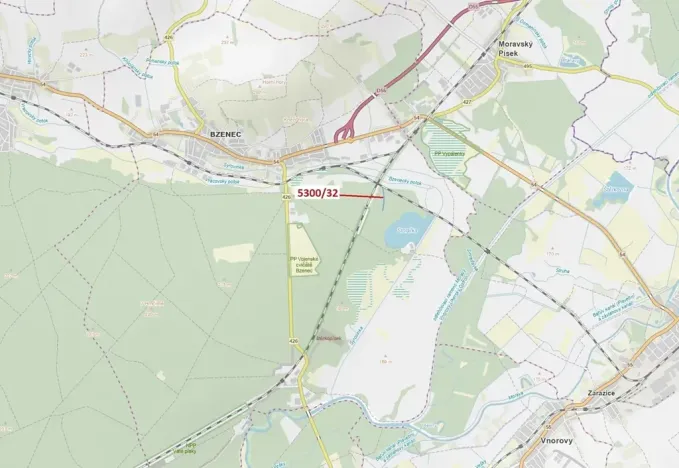 Dražba lesa, Bzenec, 4949 m2