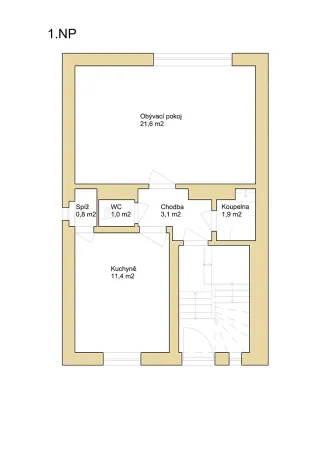 Prodej rodinného domu, Praha - Smíchov, Ke Klimentce, 160 m2
