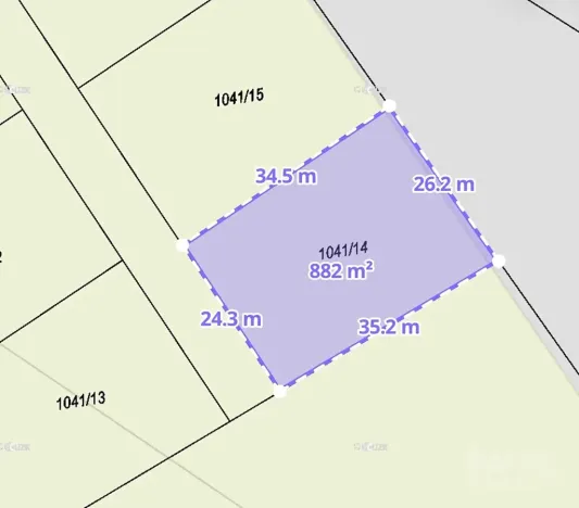 Prodej pozemku pro bydlení, Mokrouše, 882 m2