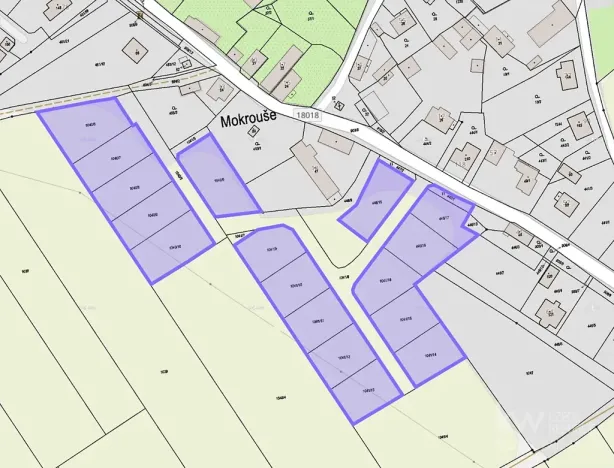 Prodej pozemku pro bydlení, Mokrouše, 882 m2
