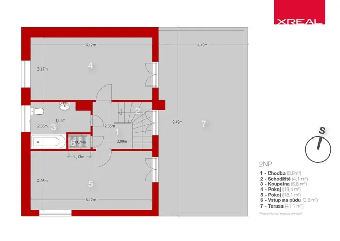 Prodej rodinného domu, Kamenice, Lomená, 157 m2