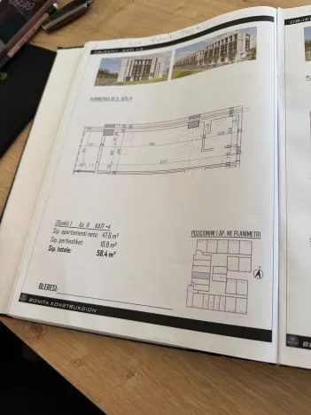 Prodej bytu 1+kk, Rruga Wiena, Golem, Albánie, 37 m2