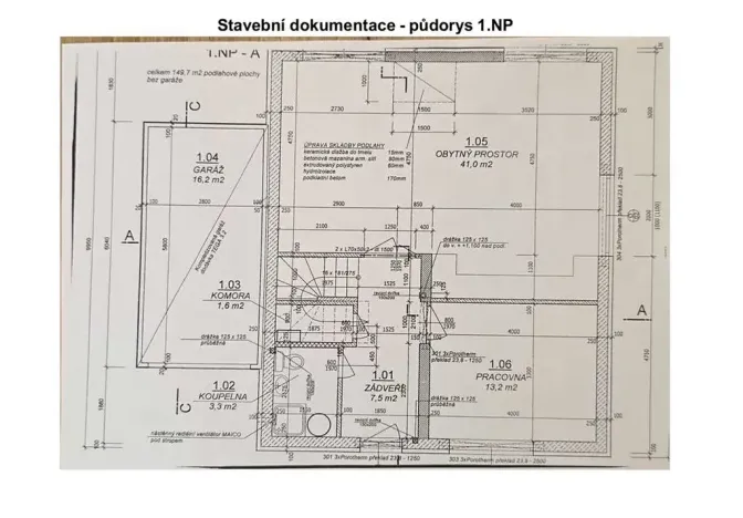 Prodej rodinného domu, Praha - Řeporyje, 166 m2