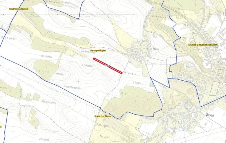 Prodej pole, Krabčice, 5002 m2