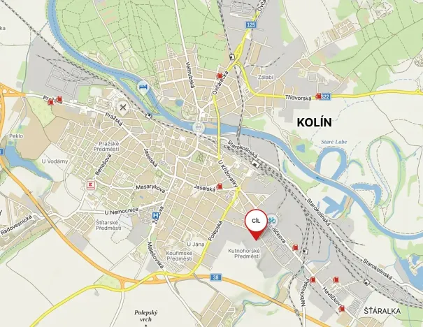 Pronájem skladu, Kolín, Plynárenská, 7700 m2