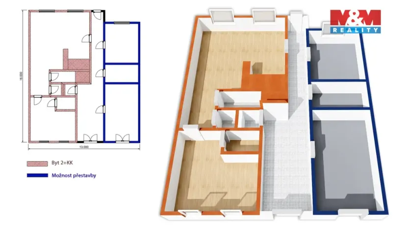 Prodej rodinného domu, Polná, Komenského, 200 m2