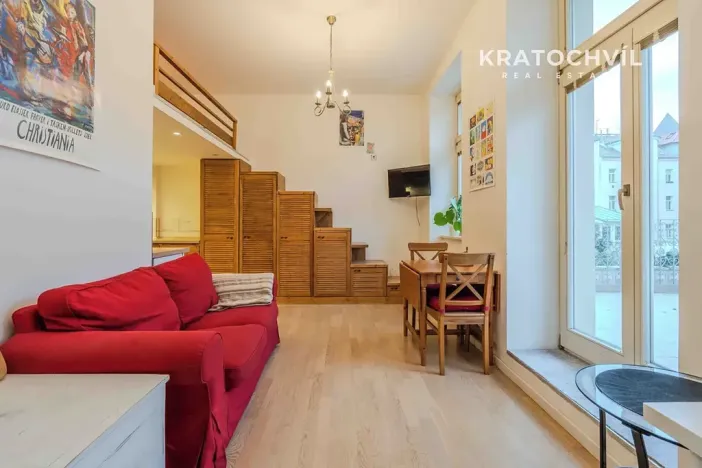 Prodej bytu 1+kk, Praha - Bubeneč, Korunovační, 32 m2