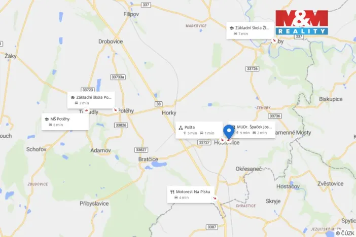 Prodej pozemku pro bydlení, Hostovlice, 728 m2