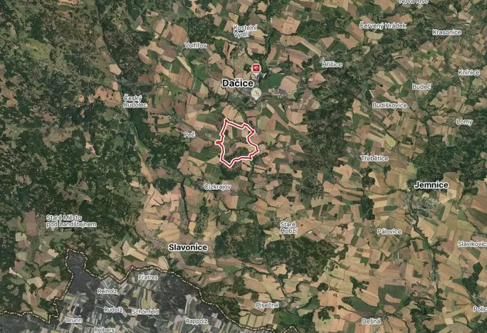 Prodej pozemku, Peč - Urbaneč, 9444 m2