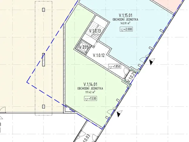 Pronájem obchodního prostoru, Brno, Veveří, 114 m2