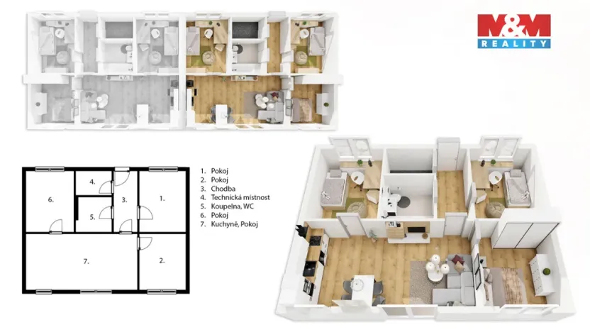 Prodej rodinného domu, Žiželice, Jiráskova, 72 m2