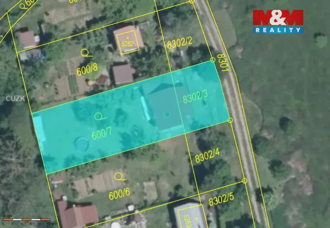 Prodej zahrady, Uherský Brod, 544 m2