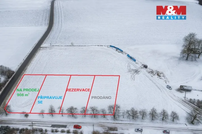 Prodej pozemku pro bydlení, Úhřetická Lhota, 908 m2