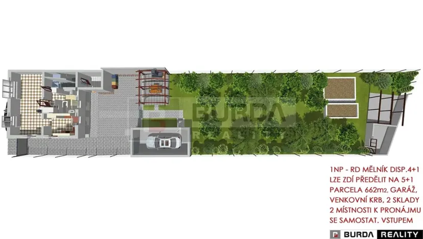 Prodej rodinného domu, Mělník, Komenského, 203 m2