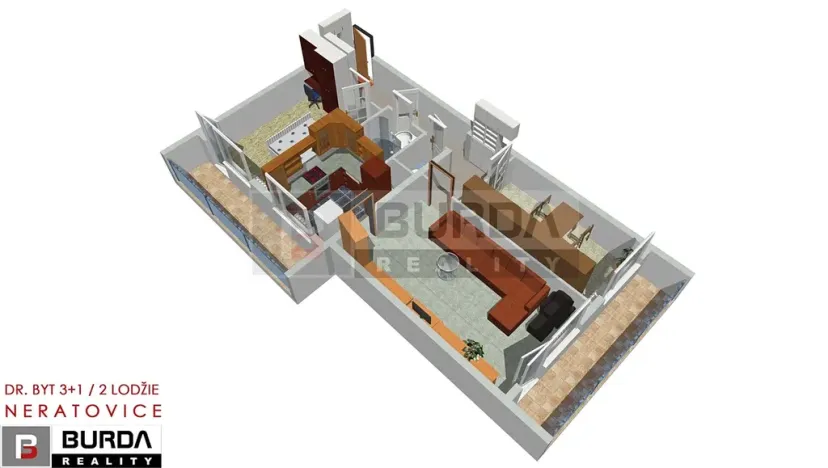 Prodej bytu 3+1, Neratovice, Na Skalkách, 81 m2