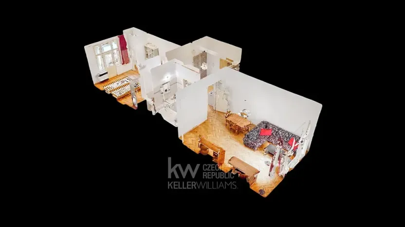 Pronájem bytu 2+1, Praha - Strašnice, Nad Primaskou, 64 m2