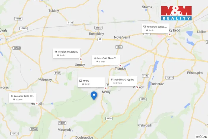 Prodej zahrady, Mrzky, 669 m2