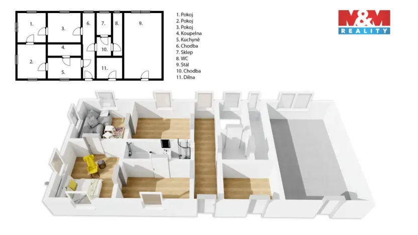 Prodej rodinného domu, Chotěvice, 153 m2