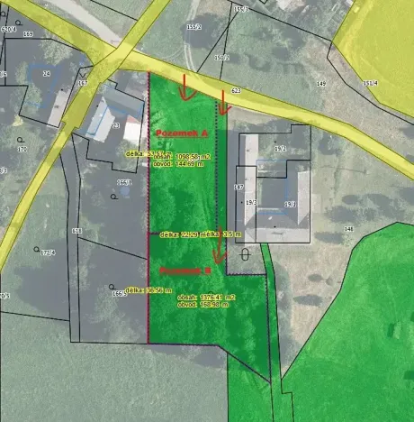 Prodej pozemku pro bydlení, Hynčina, 2595 m2