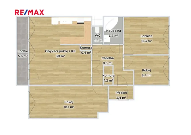 Prodej bytu 4+kk, Praha - Stodůlky, Klukovická, 86 m2