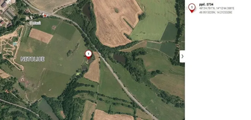 Prodej louky, Netolice, Mírové Náměstí, 2882 m2