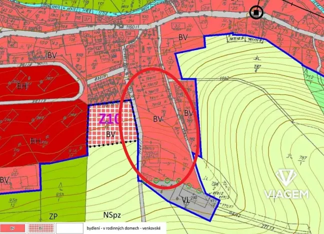 Prodej podílu pozemku pro bydlení, Těchonín, 1306 m2