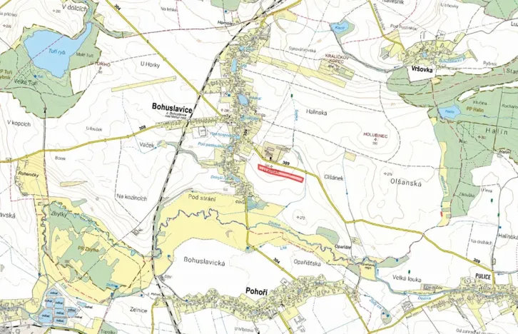 Prodej pole, Bohuslavice, 30354 m2
