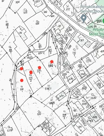 Prodej pozemku pro bydlení, Dlouhý Most, 4689 m2