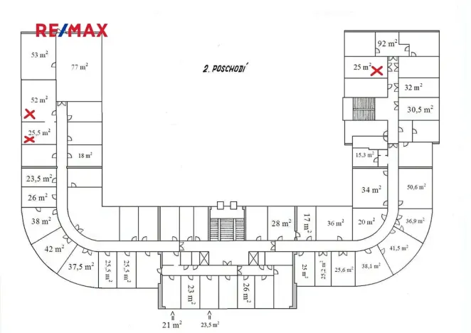 Pronájem kanceláře, Praha - Hloubětín, Nademlejnská, 77 m2
