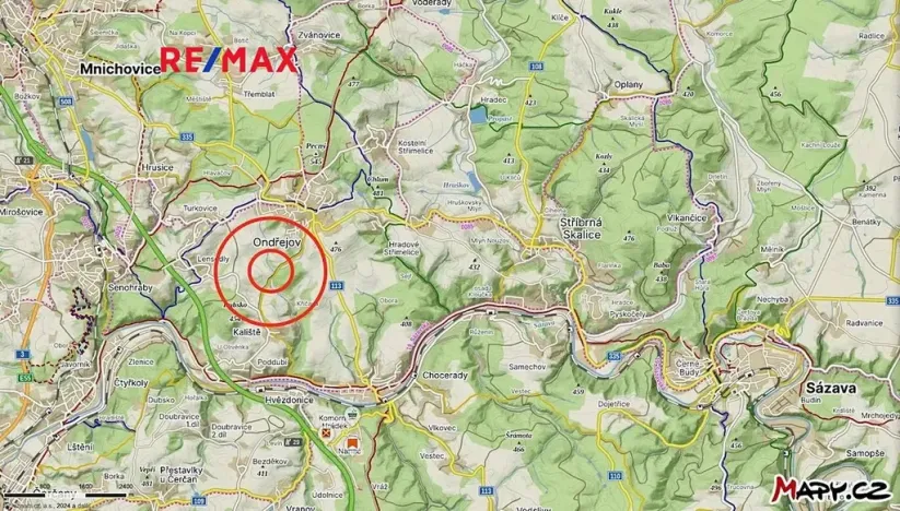 Prodej pozemku, Ondřejov, 8264 m2