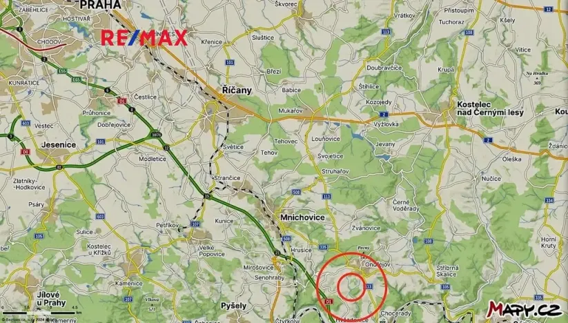 Prodej rybníku, Ondřejov, 8264 m2