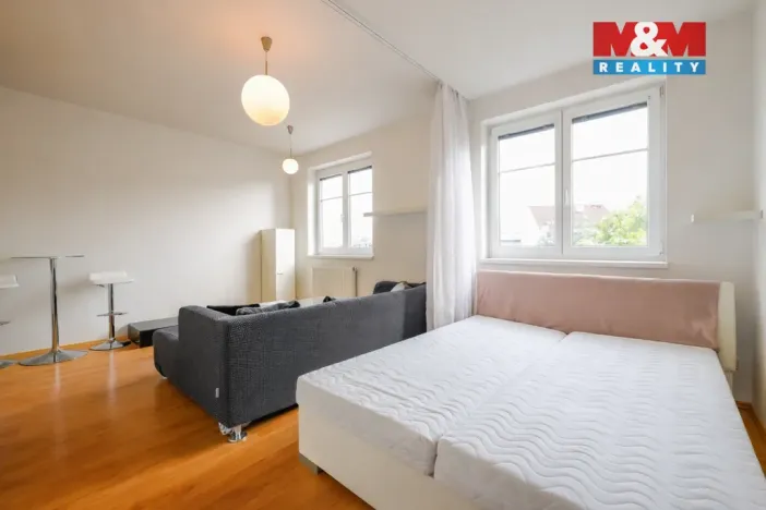 Pronájem bytu 1+kk, Plzeň - Jižní Předměstí, U Radbuzy, 29 m2