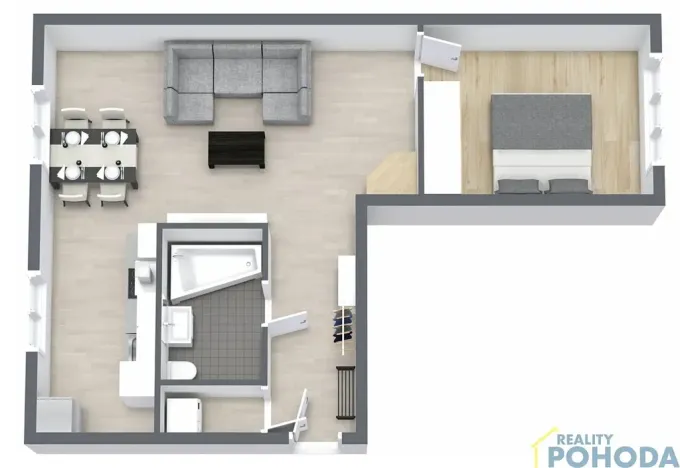 Pronájem bytu 2+kk, Choceň, Ostrovní, 60 m2