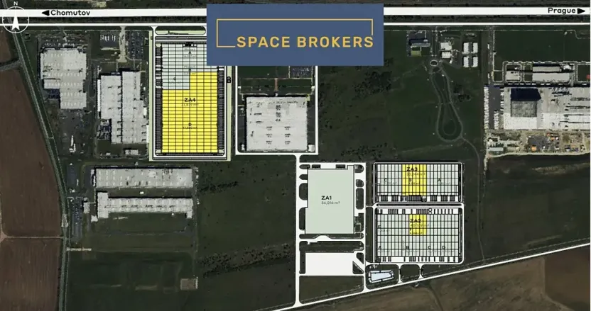 Pronájem skladu, Žatec, 9131 m2