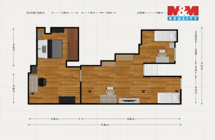 Prodej bytu 3+1, Karlovy Vary, Bulharská, 102 m2