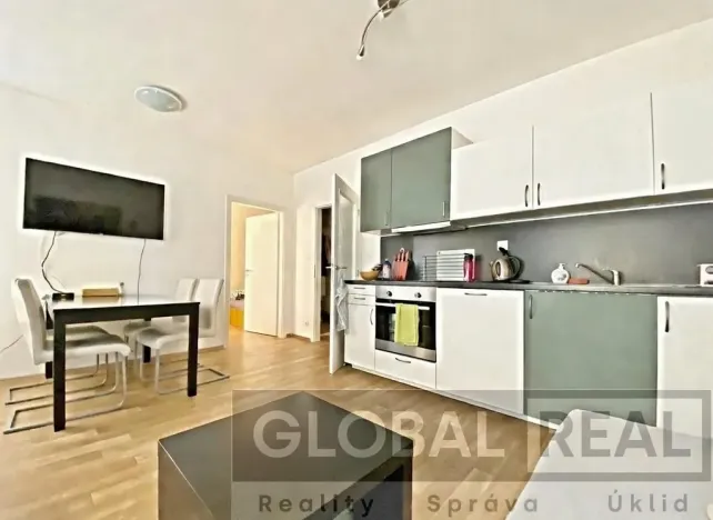 Pronájem bytu 2+kk, Brno, Tkalcovská, 42 m2