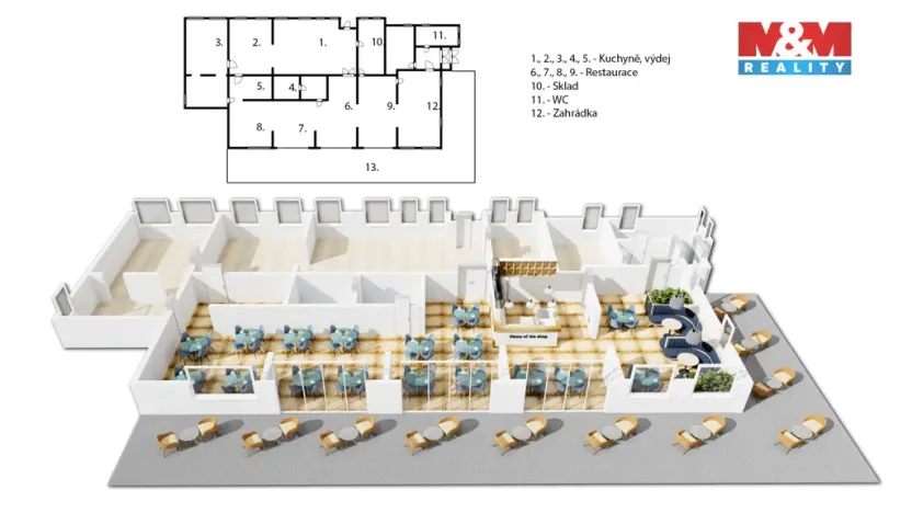Pronájem restaurace, Praha - Žižkov, Roháčova, 616 m2