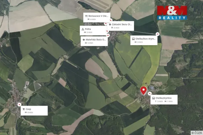 Prodej rodinného domu, Oleška - Krymlov, 250 m2