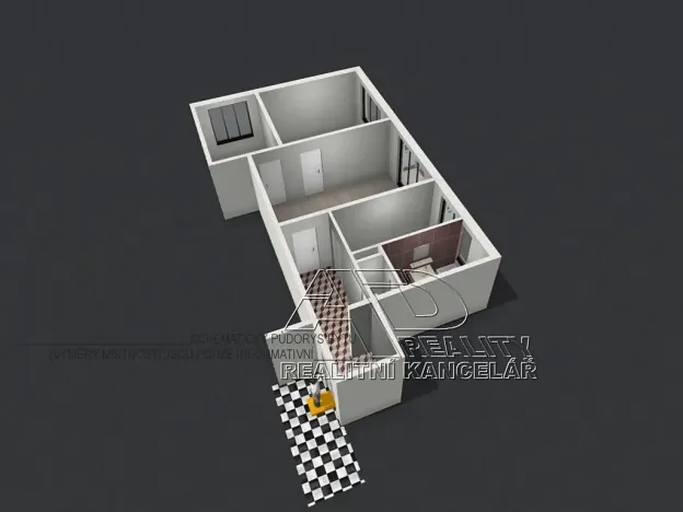 Prodej bytu 3+kk, České Budějovice, L. M. Pařízka, 62 m2