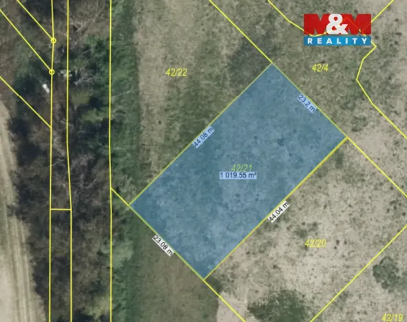 Prodej pozemku pro bydlení, Dříteč, 1019 m2