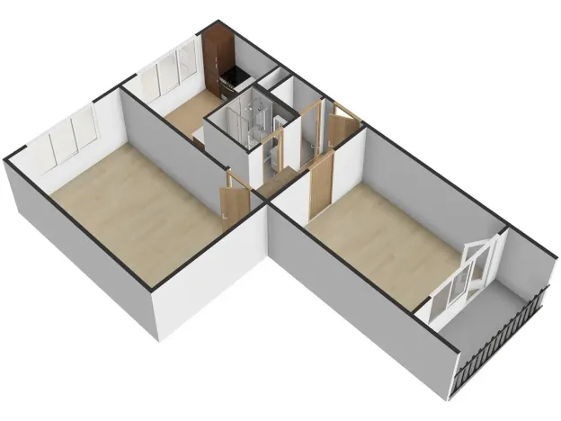 Pronájem bytu 2+1, Kralupy nad Vltavou - Lobeček, Sídliště, 48 m2