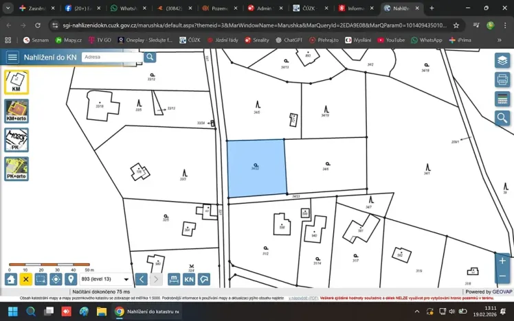 Prodej pozemku pro bydlení, Březová-Oleško, 1261 m2