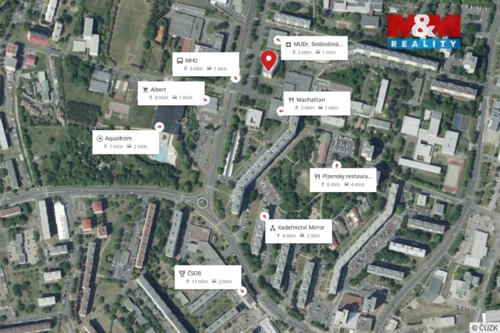 Pronájem bytu 1+1, Most, Růžová, 36 m2