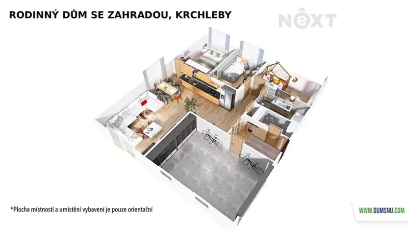 Prodej rodinného domu, Krchleby, 110 m2