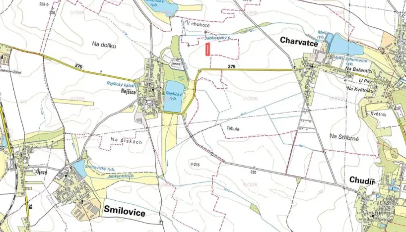 Prodej pole, Smilovice, 4343 m2