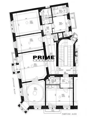 Pronájem bytu 4+1, Praha - Staré Město, Pařížská, 151 m2