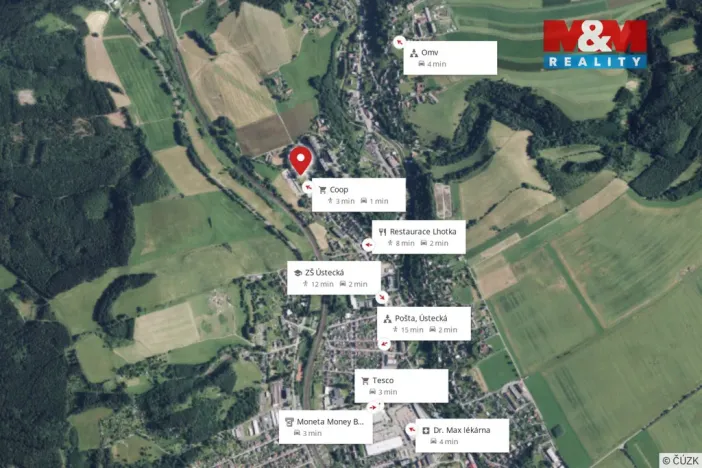 Pronájem bytu 3+1, Česká Třebová - Lhotka, 72 m2