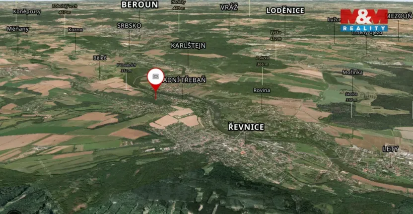 Prodej pole, Zadní Třebaň, 5128 m2